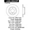 Centric Parts Premium High Carbon Alloy Brake Rotor, 125.34137 125.34137 - alternate 6